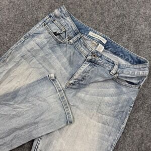 Chico's Jeans 0.5 Short Light Blue Platinum Ultimate Fit‎ Slim Leg Womens